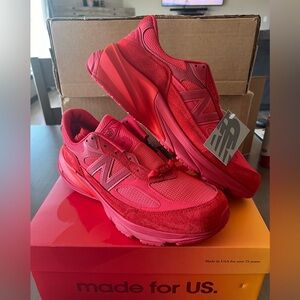 Joe Freshgoods New Balance 990V6 Paris Red JFG Size 11.5 U990JF6